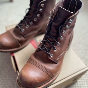 Red Wing Leather Boots Size 8.5
